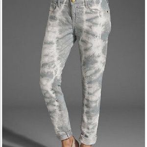 Current Elliott printed boyfriend jeans